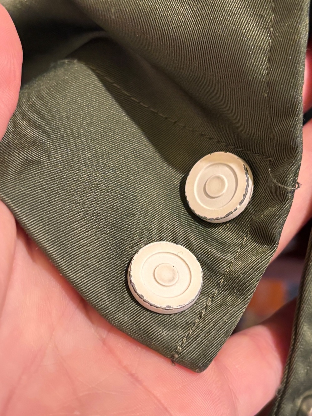 Hunter for Target Olive Green and Cream Varsity Bomber Jacket XL - Picture 3 of 9